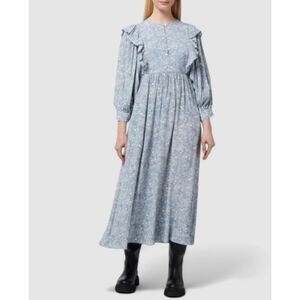 BAUM UND PFERDGARTEN Alona Dress - Floral Ruffles Cottagecore Flowy - Size 6